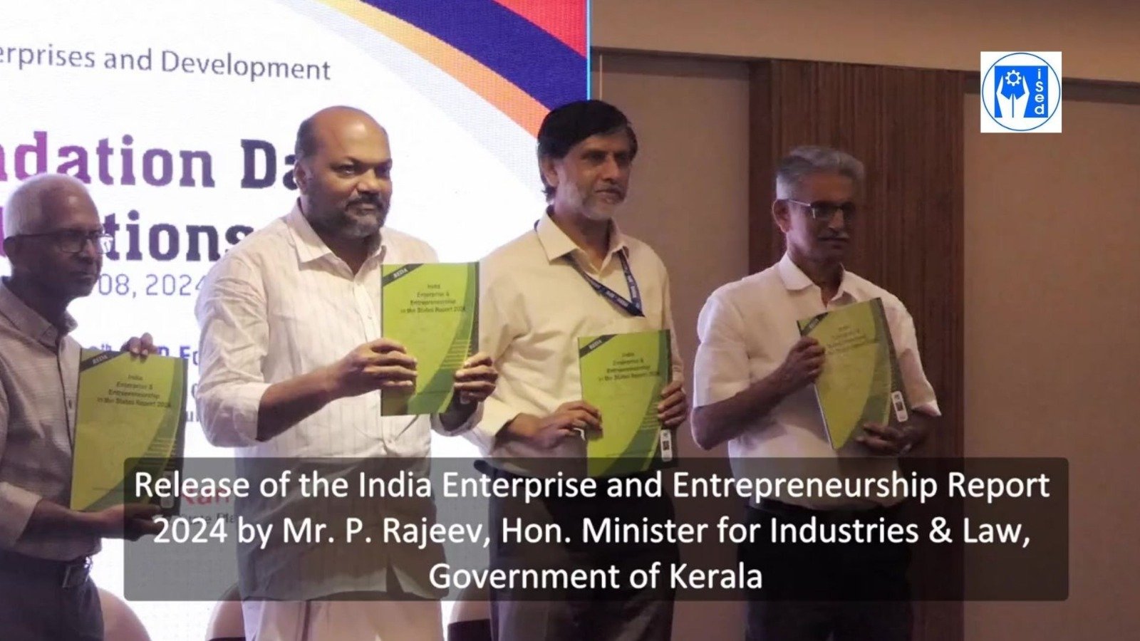India Enterprise and Entrepreneurship Report 2024 Unveiled at ISED’s 36th Foundation Day