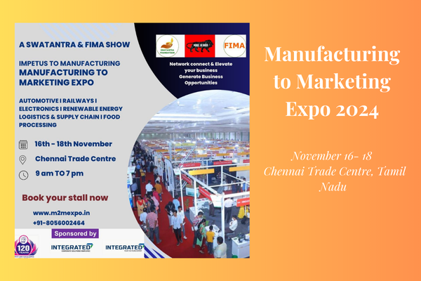 Manufacturing to Marketing Expo 2024: Driving Innovation and Business Growth in India’s Industrial Sector