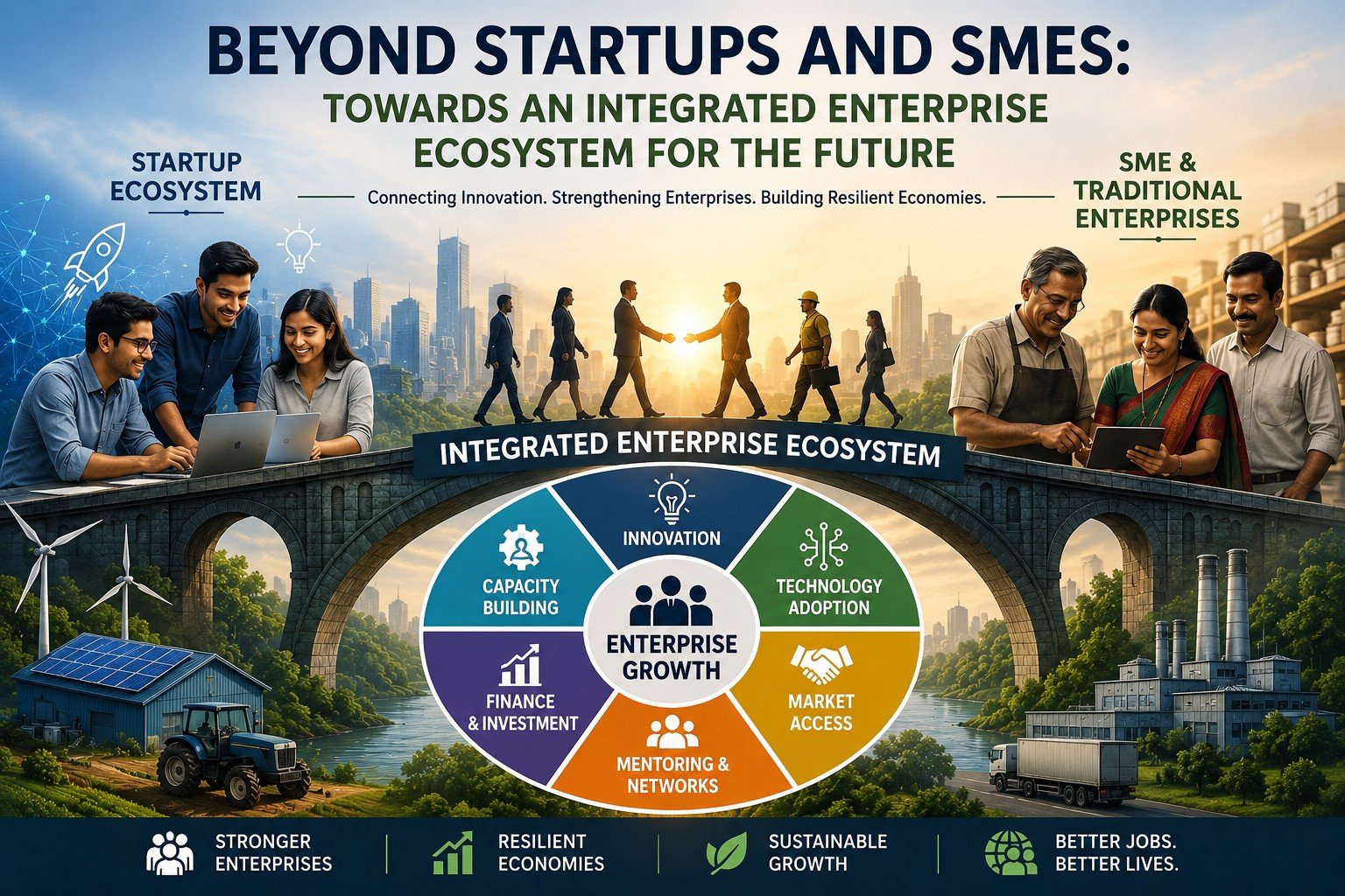 Beyond Startups and SMEs: Towards an Integrated Enterprise Ecosystem for the Future
